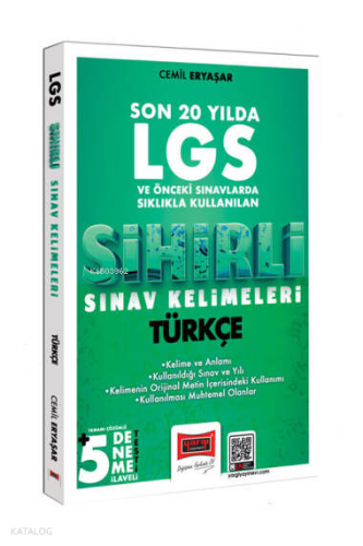 Yargı Yayınları 8.Sınıf LGS Türkçe Son 20 Yılda Sıklıkla Kullanılan Si