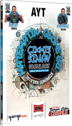 Yargı Yayınları AYT Matematik-Geometri Çıkmış Sınav Soruları 2018-2025