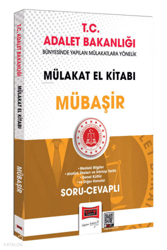 Yargı Yayınları T.C. Adalet Bakanlığı Mübaşir Mülakat El Kitabı (Soru-Cevaplı)