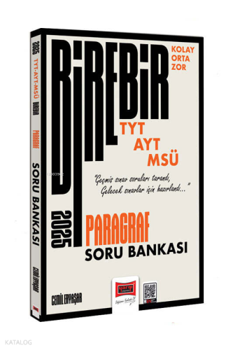 Yargı Yayınları TYT-AYT-MSÜ Kolay-Orta-Zor Paragraf Soru Bankası