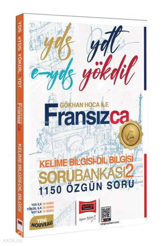 Yargı Yayınları YDS YDT E-YDS YÖKDİL Fransızca Soru Bankası 2