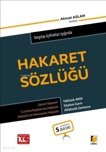 Yargıtay İçtihatları Işığında Hakaret Sözlüğü