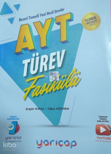Yarı Çap Yks Ayt Fasikülleri Türev 2022