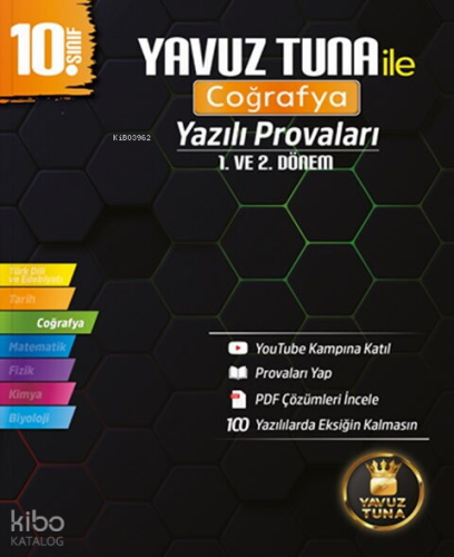 Yavuz Tuna 10. Sınıf Coğrafya Yazılı Provaları