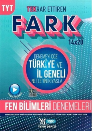 Yayın Denizi Tyt Pro Fark Deneme Fen Bilimleri - 2021