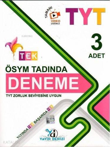 Yayın Denizi Yayınları TYT ÖSYM Tadında 3 Deneme Yayın Denizi 