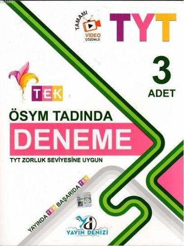Yayın Denizi Yayınları TYT ÖSYM Tadında 3 Deneme Yayın Denizi - Kitapi