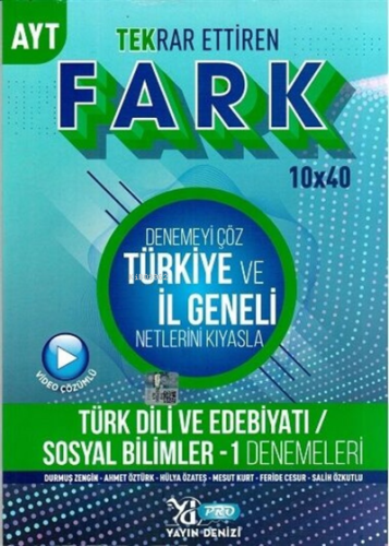 Yayın Denizi Yks Ayt Pro Fark Deneme Sosyal Bilimler 1 - 2021