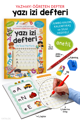 Yazı İzi Defteri - Yazmayı Öğreten Defter