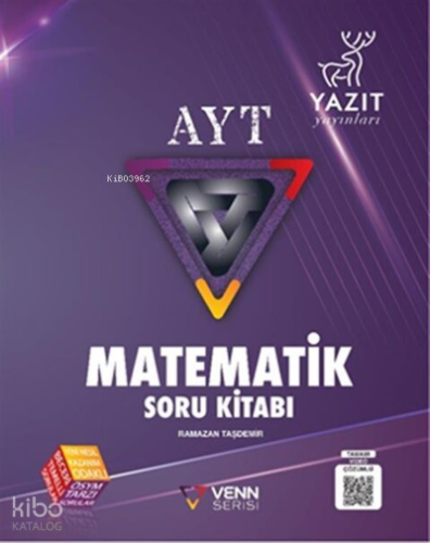 Yazıt Yks Ayt Matematik Soru Kitabı (Venn Serisi)