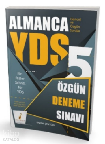 YDS Almanca Özgün 5 Deneme Sınavı - Kitapiks.com