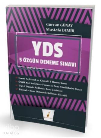 YDS Çek Kopart 5 Özgün Deneme Sınavı Dijital Çözümlü - Kitapiks.com