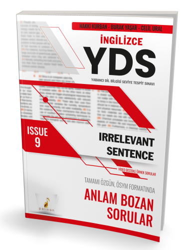 YDS İngilizce Irrelevant Sentence Issue 9 - Kitapiks.com
