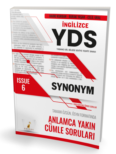 YDS İngilizce Synonym Issue 6 - Kitapiks.com
