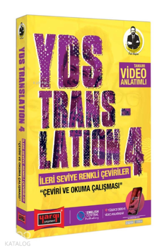 YDS Translation 4 İleri Seviye Renkli Çeviriler