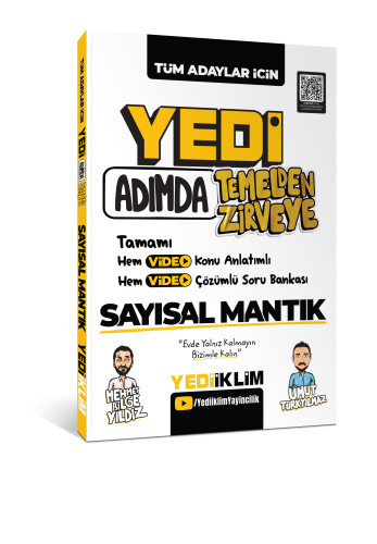 Yedi Adımda Temelden Zirveye Sayısal Mantık Video ;Konu Anlatımlı Video Çözümlü Soru Bankası