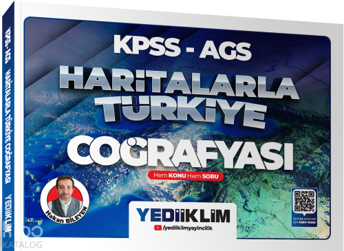 Yediiklim 2026 KPSS AGS Haritalarla Türkiye Coğrafyası Hem Konu Hem Soru
