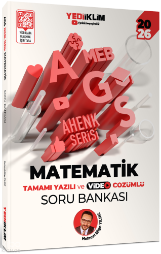 Yediiklim 2026 MEB AGS Ahenk Serisi Matematik Tamamı Yazılı Ve Video Çözümlü Soru Bankası