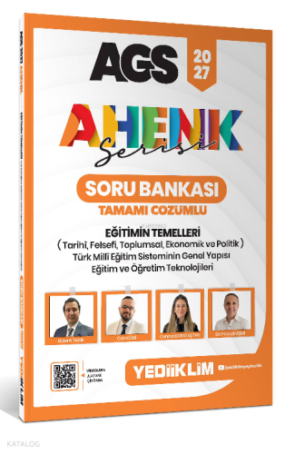 Yediiklim 2027 AGS Ahenk Serisi Eğitimin Temelleri Tamamı Çözümlü Soru