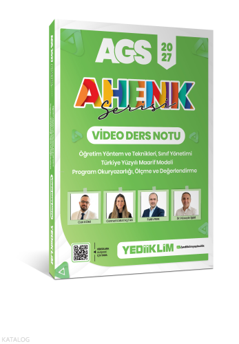 Yediiklim 2027 AGS Ahenk Serisi ÖYT Sınıf Yönetimi TYMM Program Okurya