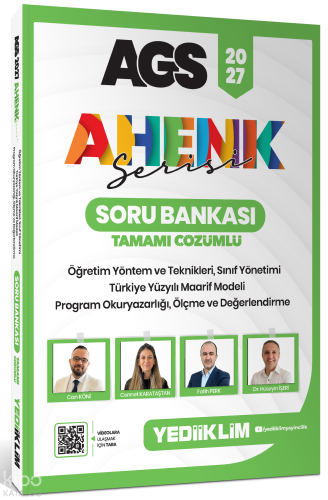 Yediiklim 2027 AGS Ahenk Serisi ÖYT , Sınıf Yönetimi , TYMM, Program O