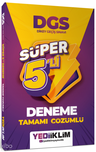 Yediiklim 2027 DGS Tamamı Çözümlü Süper 5'li Deneme