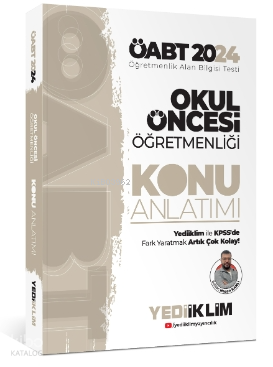 Yediiklim Yayıncılık ÖABT Okul Öncesi Öğretmenliği Konu Anlatımı