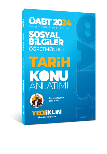 Yediiklim Yayıncılık ÖABT Sosyal Bilgiler Öğretmenliği Tarih Konu Anlatımı