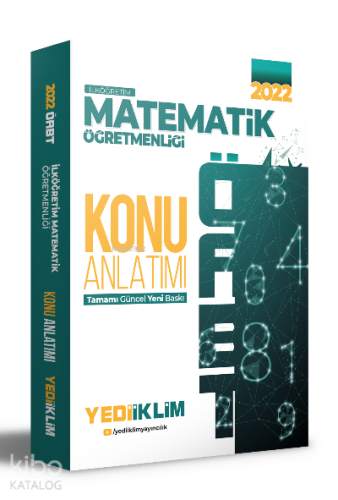 Yediiklim Yayınları 2022 ÖABT İlköğretim Matematik Öğretmenliği Konu Anlatımı