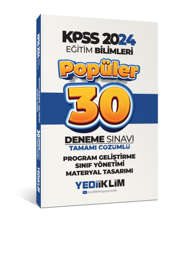 Yediiklim Yayınları 2024 KPSS Program Geliştirme Sınıf Yönetimi Matery