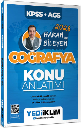 Yediiklim Yayınları 2026 KPSS AGS Coğrafya Konu Anlatımı