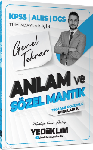 Yediiklim Yayınları 2026 KPSS TYT MSÜ Tüm Adaylar İçin Anlam ve Sözel 