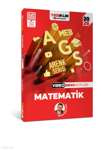Yediiklim Yayınları 2026 MEB AGS Ahenk Serisi Matematik Video Ders Notları