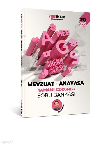 Yediiklim Yayınları 2026 Meb Ags Ahenk Serisi Mevzuat - Anayasa Tamamı