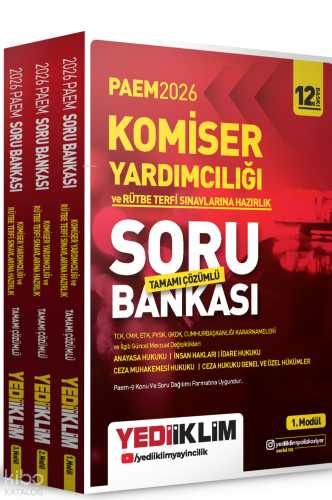 Yediiklim Yayınları 2026 PAEM Komiser Yardımcılığı ve Rütbe Terfi Sına