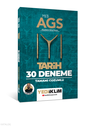 Yediiklim Yayınları MEB AGS KAYI Tarih Tamamı Çözümlü 30 Deneme