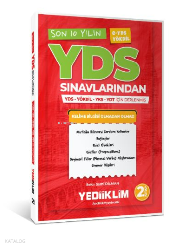 Yediiklim Yayınları YDS E-YDS YÖKDİL Son 10 Yılın YDS Kelimeleri (2.Ki