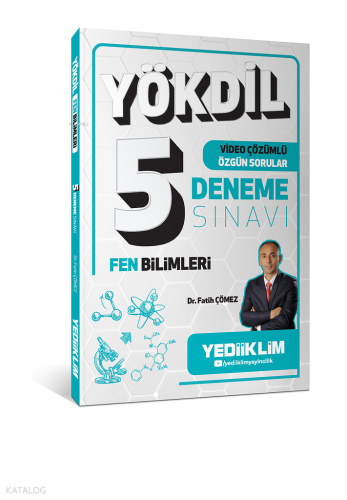Yediiklim Yayınları YÖKDİL Fen Bilimleri Tamamı Video Çözümlü 5 Deneme