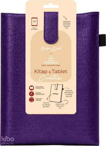 Yeni Nesil Kitap ve Tablet Çantası (Özel Deri Dokulu)