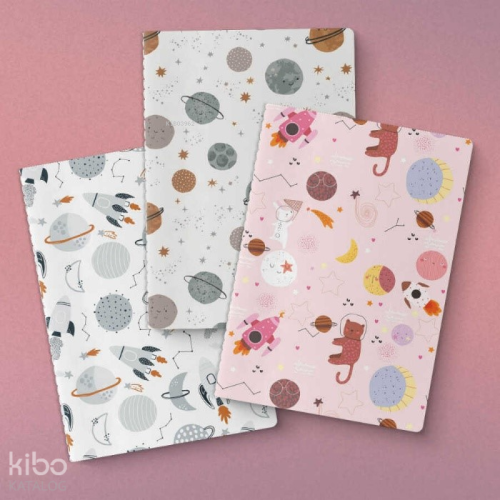 Yeşilay Uzay Serisi 3'lü Defter Seti