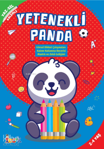 Yetenekli Panda ;Yaz-Sil (Kalemli)