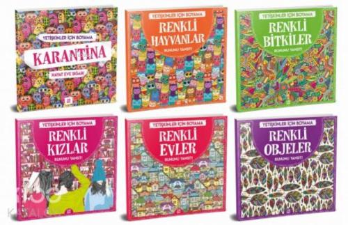 Yetişkinler İçin Boyama Seti 6' lı