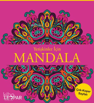 Yetişkinler İçin Mandala - Pembe