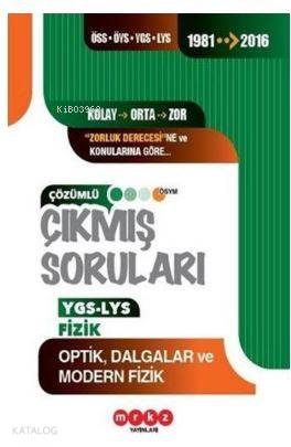 YGS-LYS Fizik Optik Dalgalar ve Modern Fizik Çözümlü Çıkmış Sorular 19