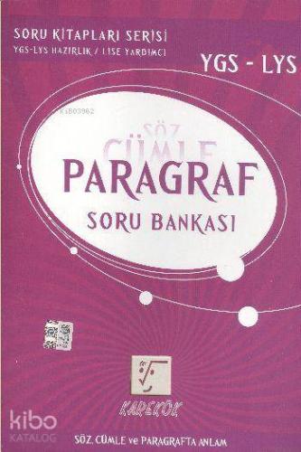 YGS LYS Paragraf Soru Bankası