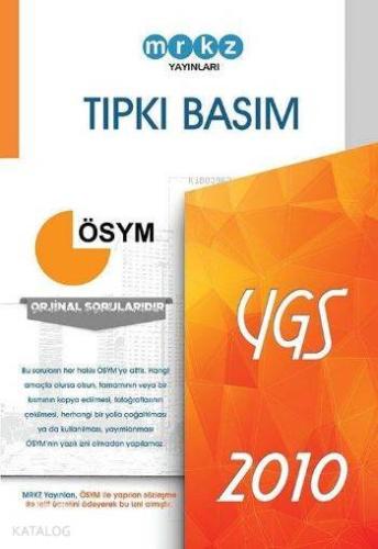 YGS Tıpkı Basım ÖSYM 2010 Deneme
