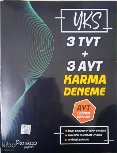 YKS 3 TYT+ 3AYT Karma Deneme AYT 1. Dönem