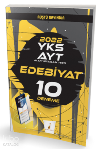 YKS AYT Edebiyat Dijital Çözümlü 10 Deneme Sınavı - Kitapiks.com