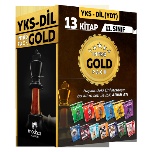 YKS DİL YDT İntro Pack Gold Set (13 Kitap) - Kitapiks.com