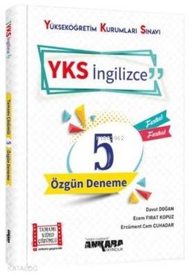 YKS İngilizce Özgün Tamamı Video Çözümlü 5 Deneme